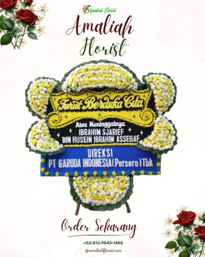 Papan Bunga Duka di Labibia